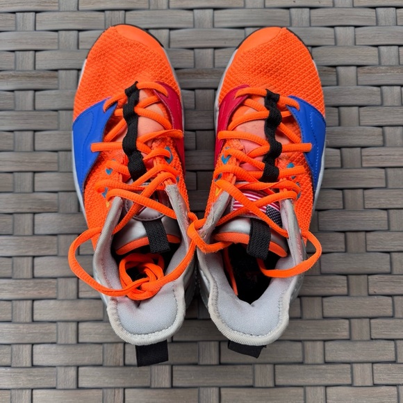 Nike Youth Kids' PG 3 NASA Armstrong Apollo XII Total Orange Sneakers Size 6Y‎ - Picture 4 of 11